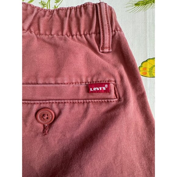 Levis XX Chino EZ Mens Shorts Coral Red Cotton Blend Size Large - Picture 4 of 7